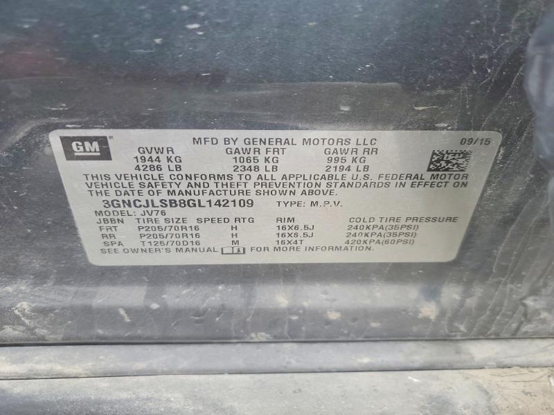 2016 Chevrolet Trax 1LT