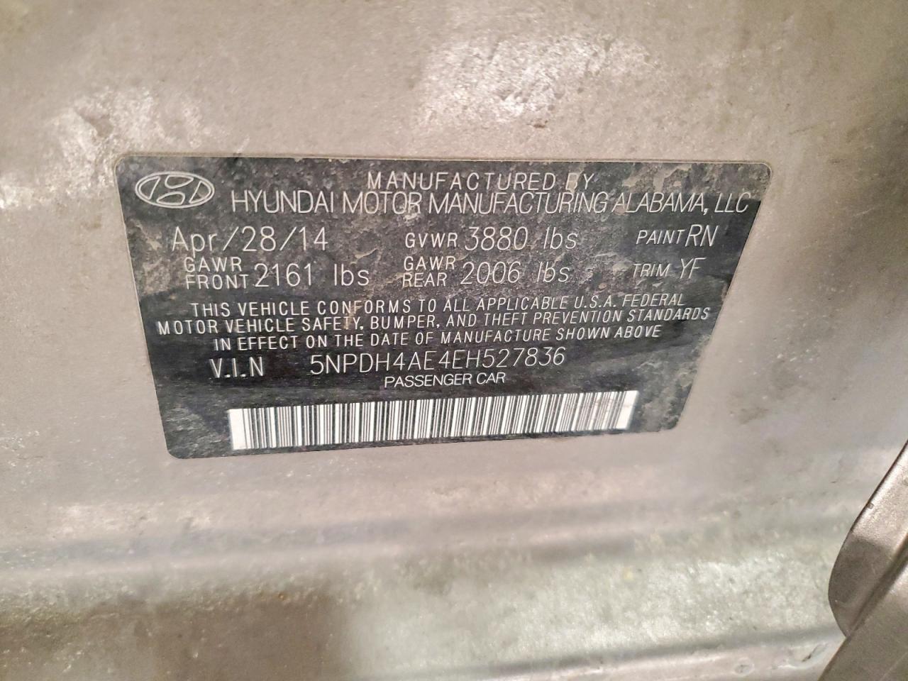2014 Hyundai Elantra se