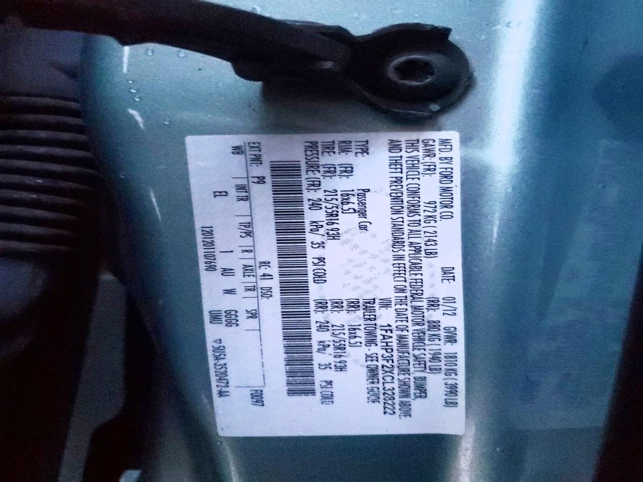 2012 Ford Focus se