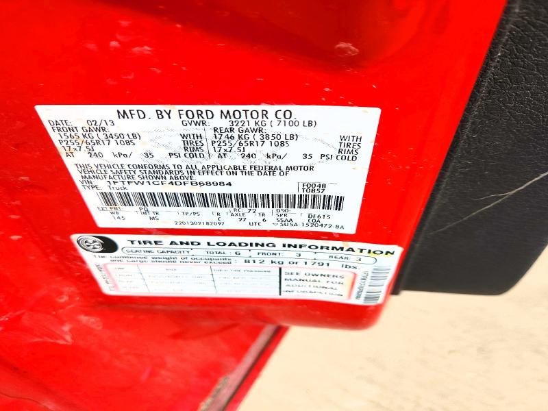 2013 Ford F150 Supercrew