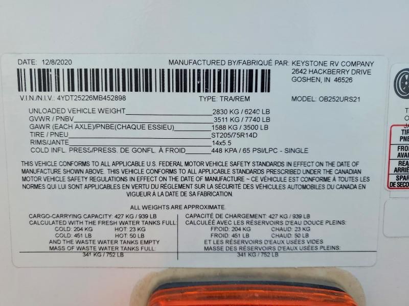 2021 Keystone Outback-Camper