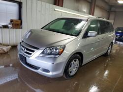 Salvage cars for sale from Copart Elgin, IL: 2007 Honda Odyssey ex