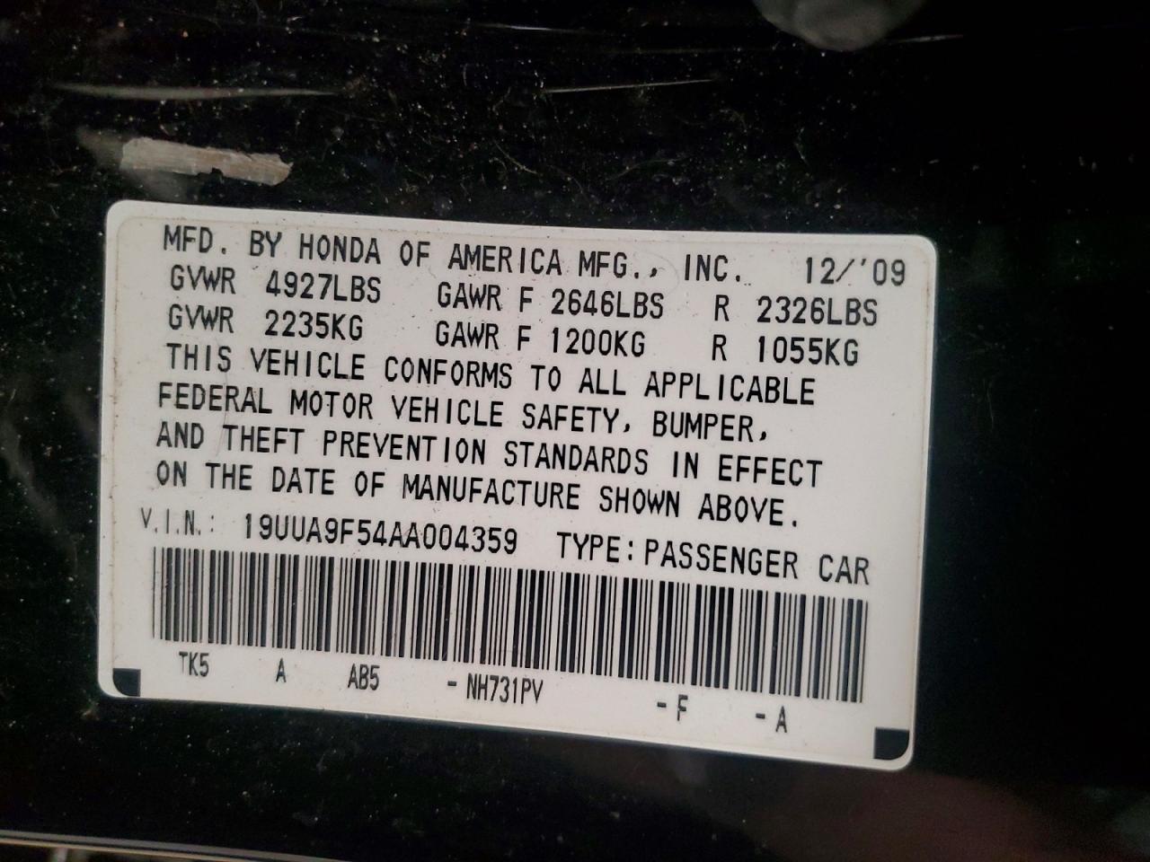 2010 Acura TL
