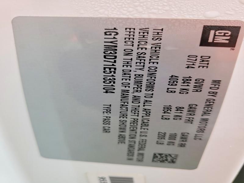 2014 Chevrolet Corvette Stingray Z51 3LT