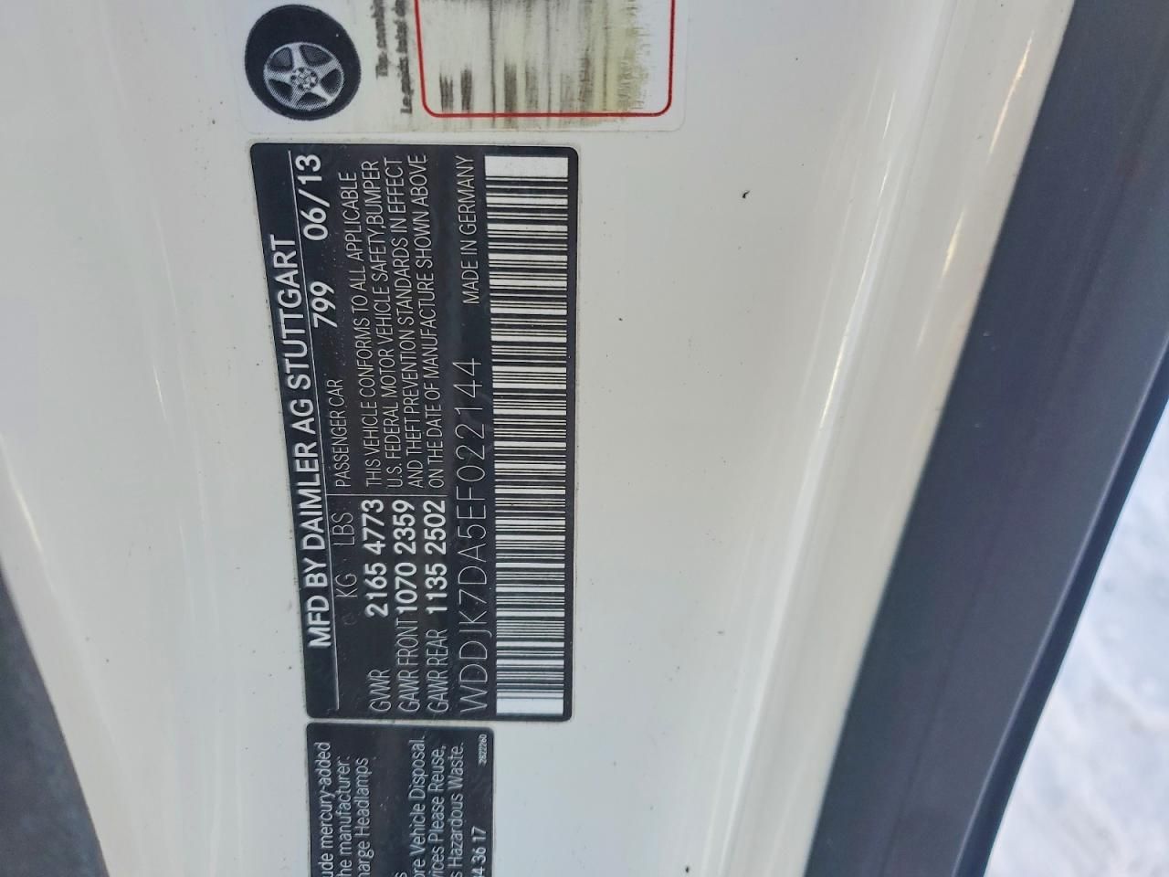 2014 Mercedes-Benz Sl 550