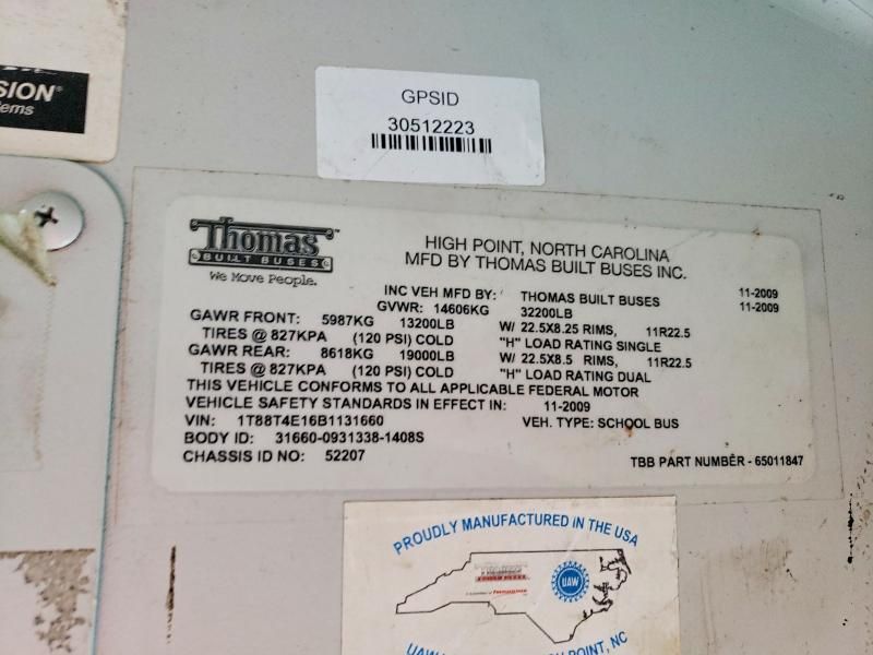 2011 Thomas School Bus-bus