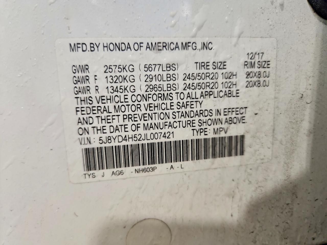 2018 Acura Mdx Technology