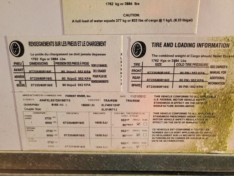 2013 Wildwood 2013 Foresriver XLR