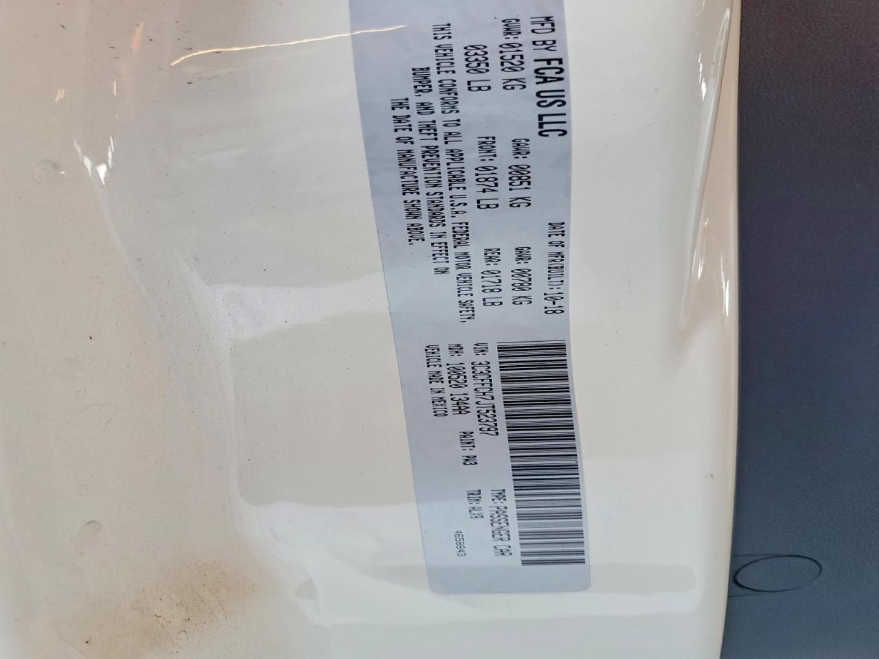 2018 Fiat 500 Lounge