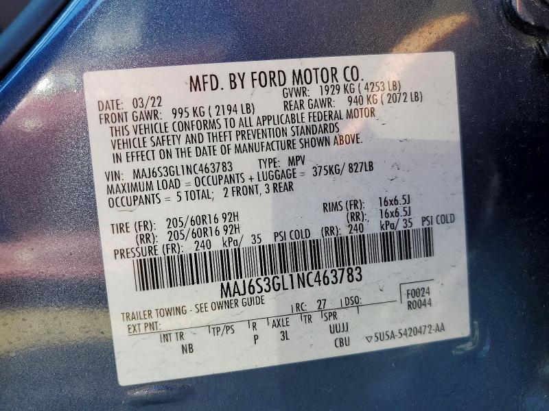 2022 Ford Ecosport se