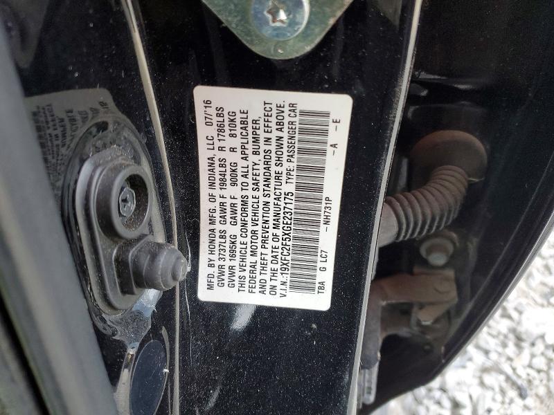 2016 Honda Civic lx