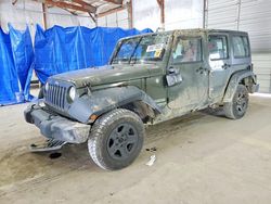 Jeep salvage cars for sale: 2015 Jeep Wrangler Unlimited Sport