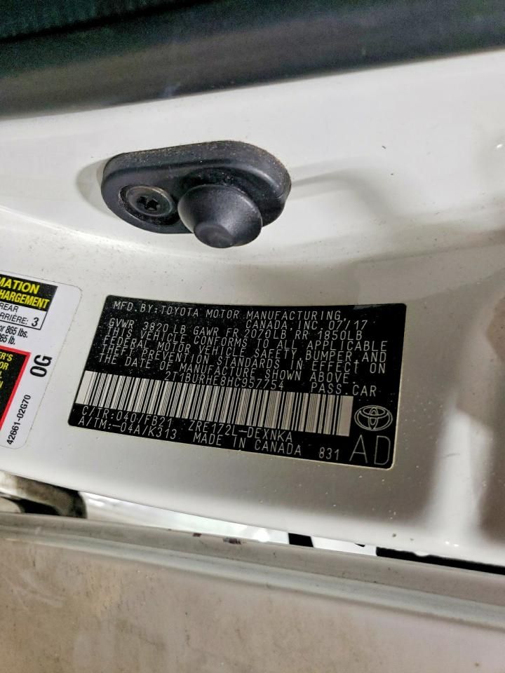 2017 Toyota Corolla l