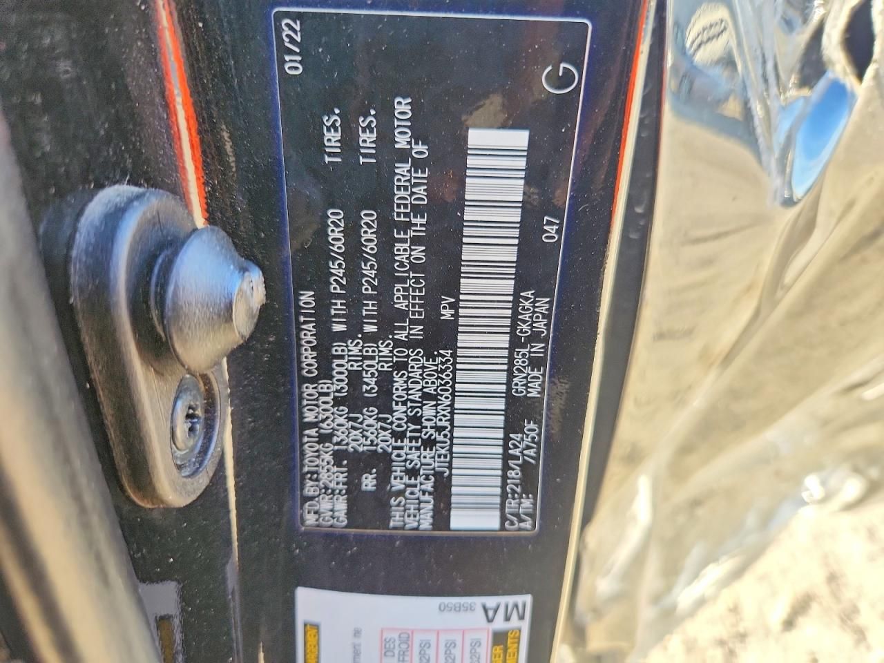 2022 Toyota 4runner Limited