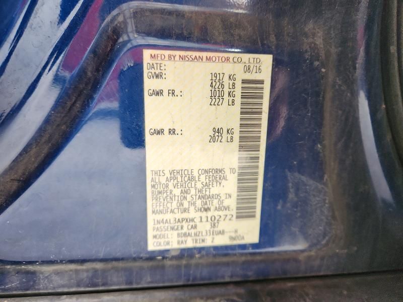 2017 Nissan Altima 2.5