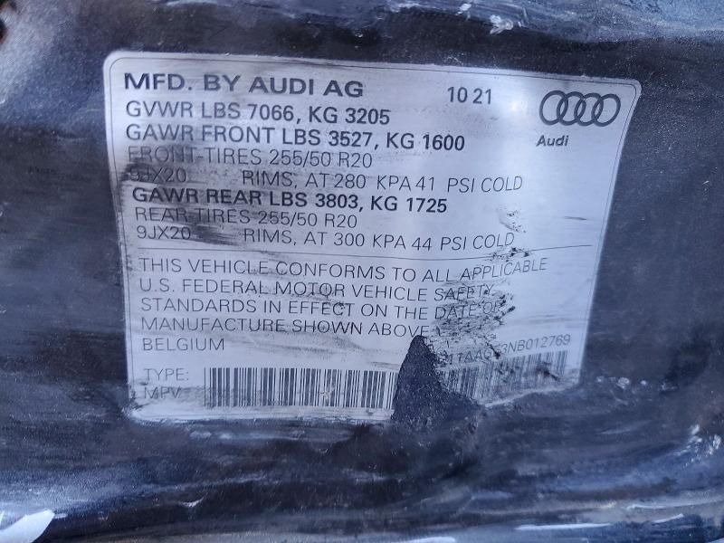 2022 Audi E-tron Sportback Premium