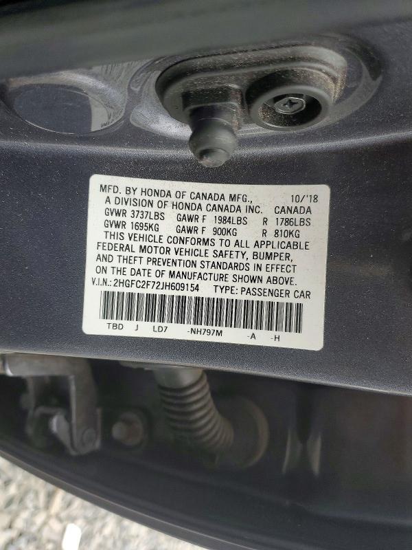 2018 Honda Civic ex