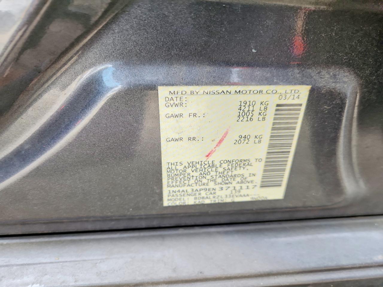 2014 Nissan Altima 2.5