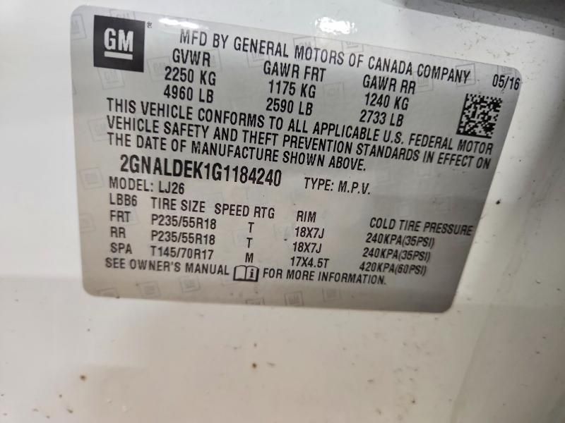 2016 Chevrolet Equinox ltz