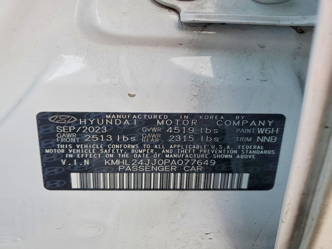 2023 Hyundai Sonata Hybrid