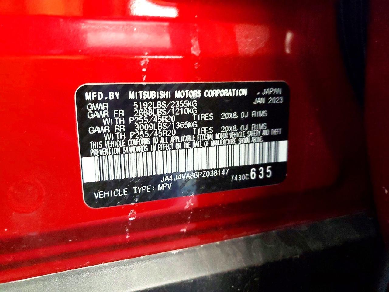 2023 Mitsubishi Outlander sel