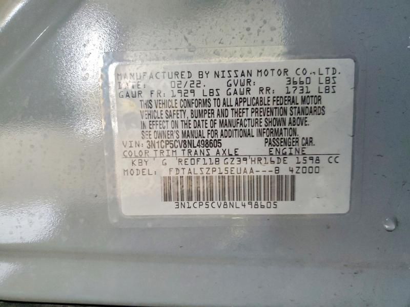 2022 Nissan Kicks sv