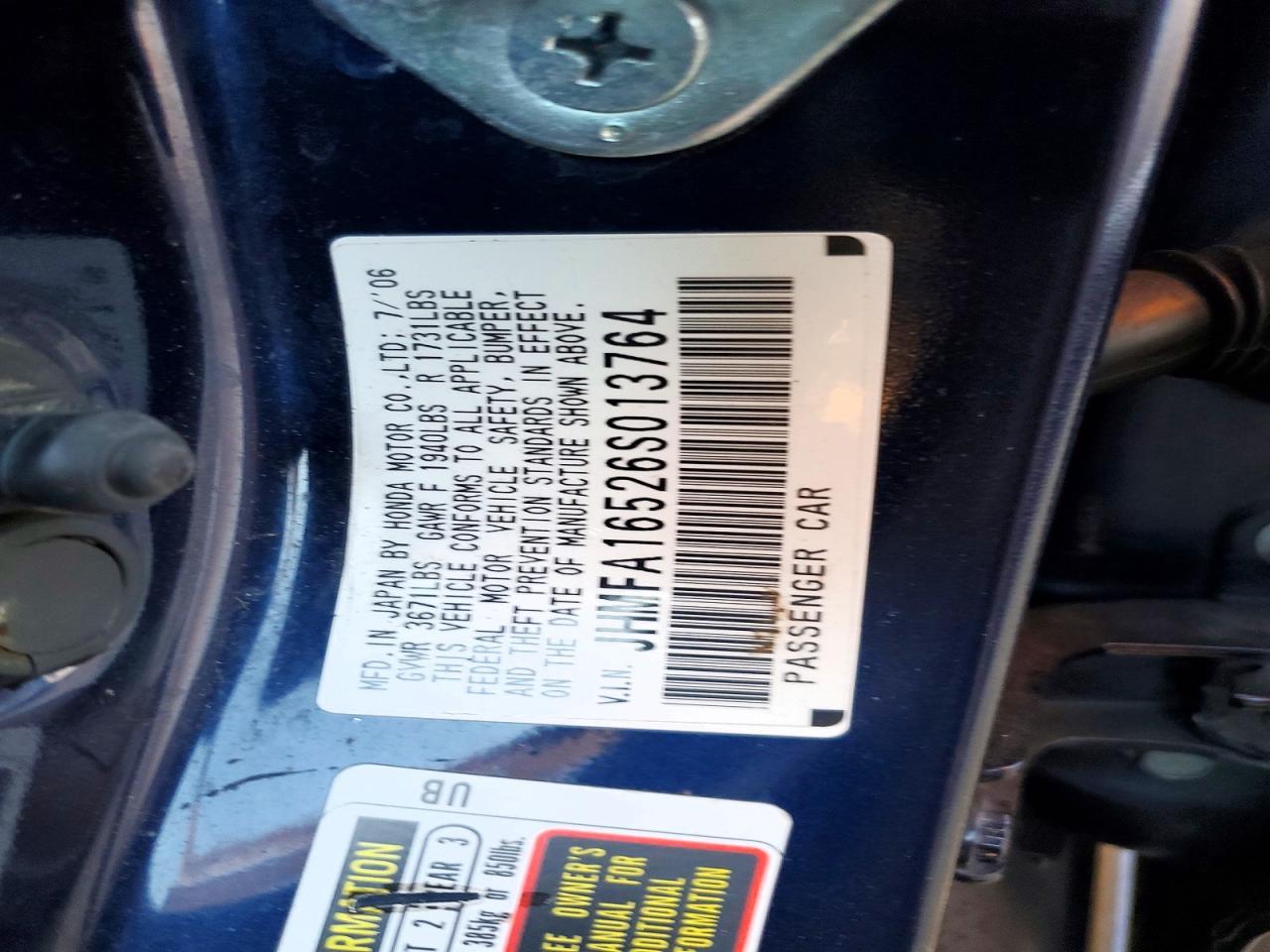 2006 Honda Civic Hybrid