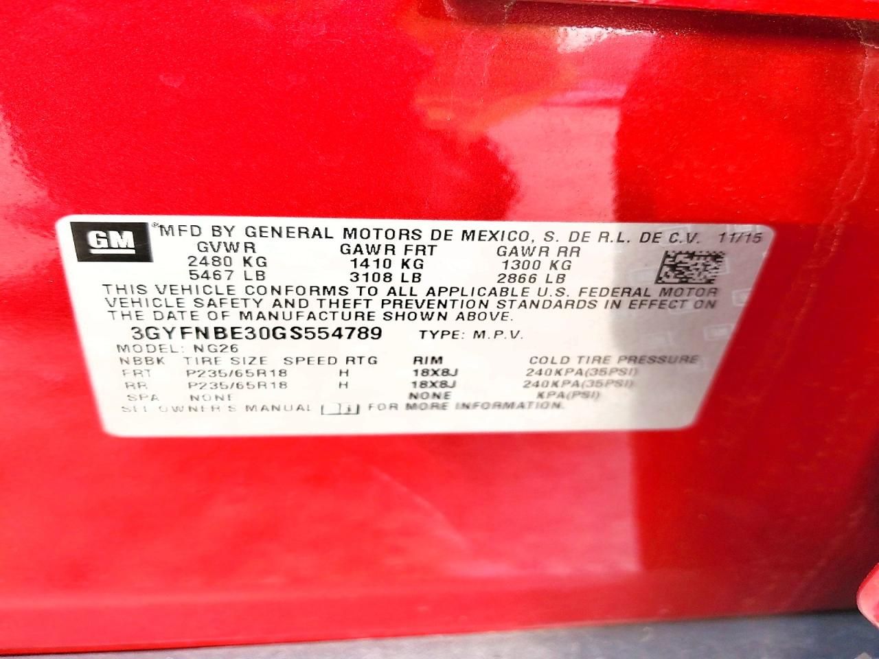 2016 Cadillac Srx Luxury Collection