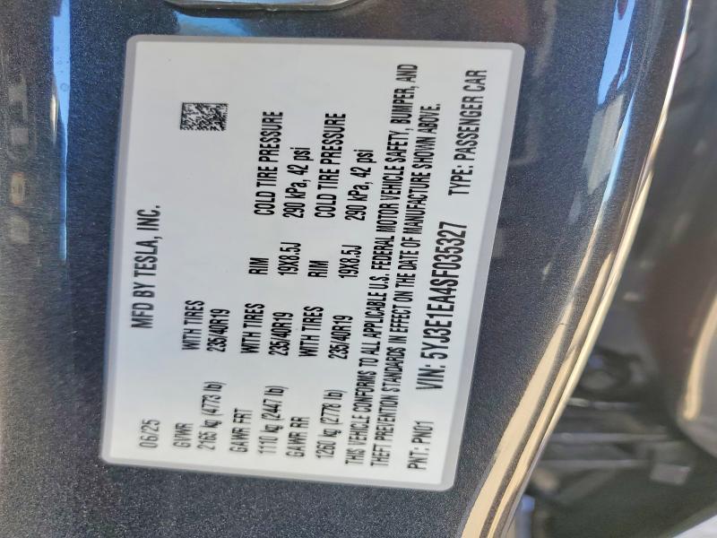 2025 Tesla Model 3