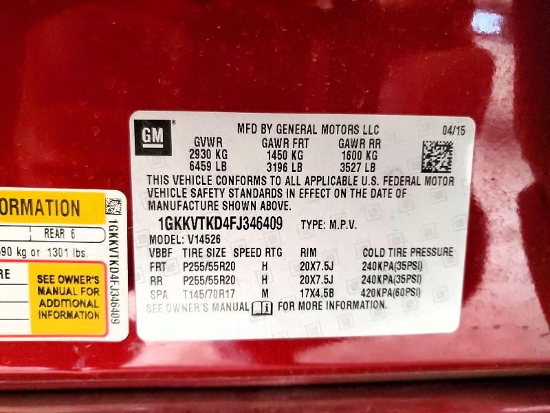 2015 GMC Acadia Denali