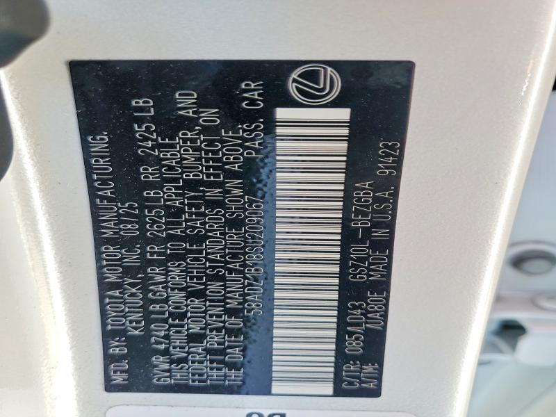 2025 Lexus Es 350 Base