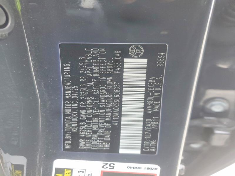 2025 Toyota Camry xse