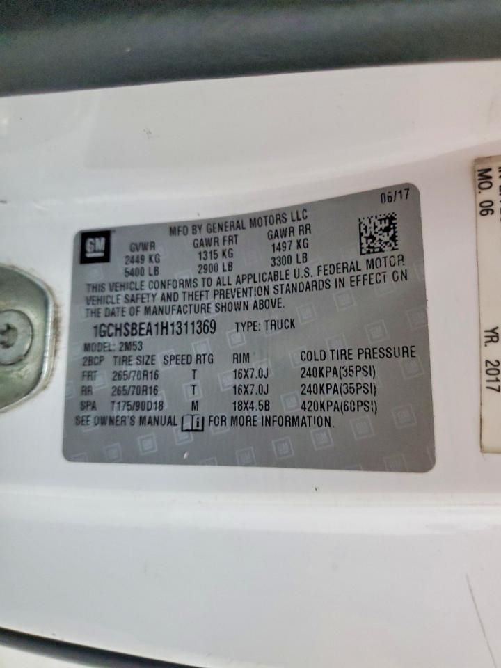 2017 Chevrolet Colorado