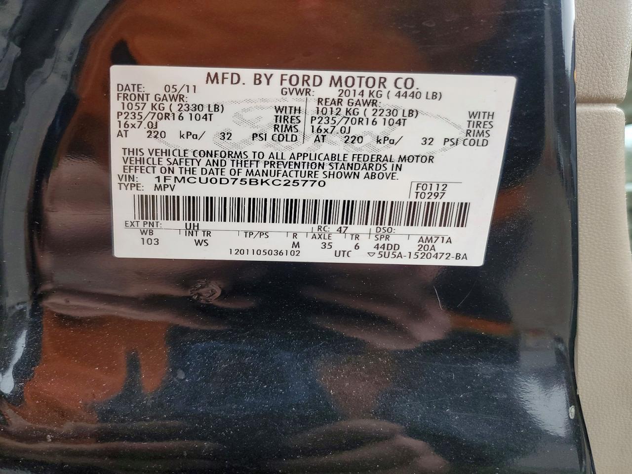 2011 Ford Escape xlt