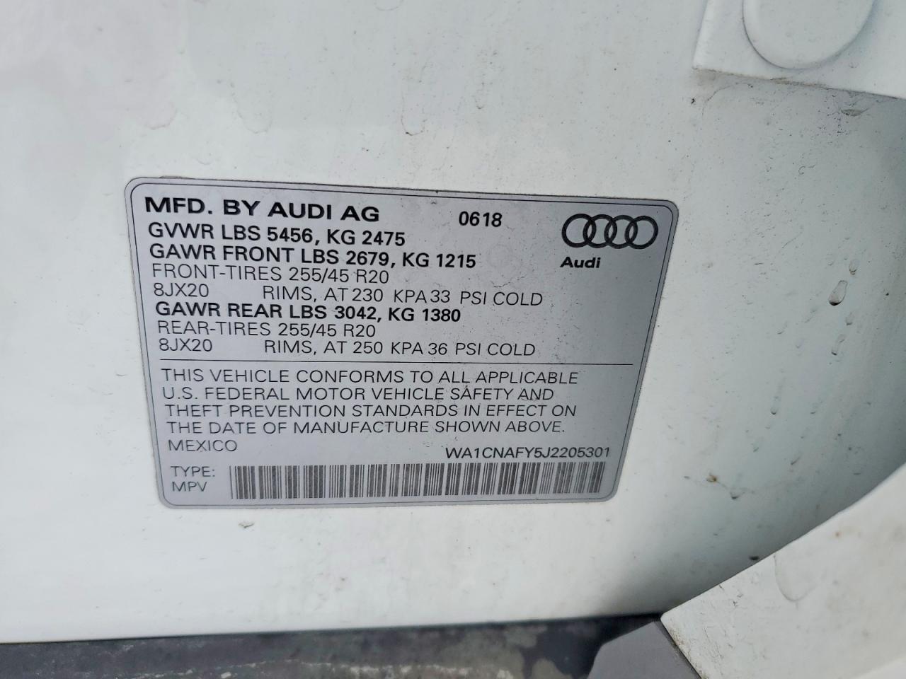 2018 Audi Q5 Prestige