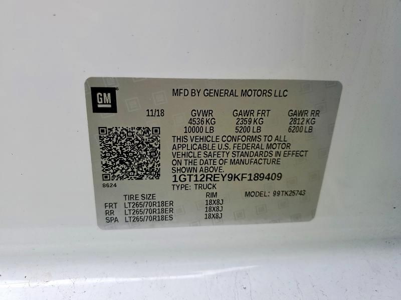 2019 GMC Sierra K2500 slt