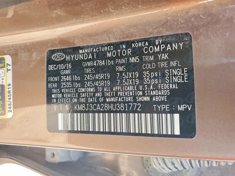 2017 Hyundai Tucson Limited