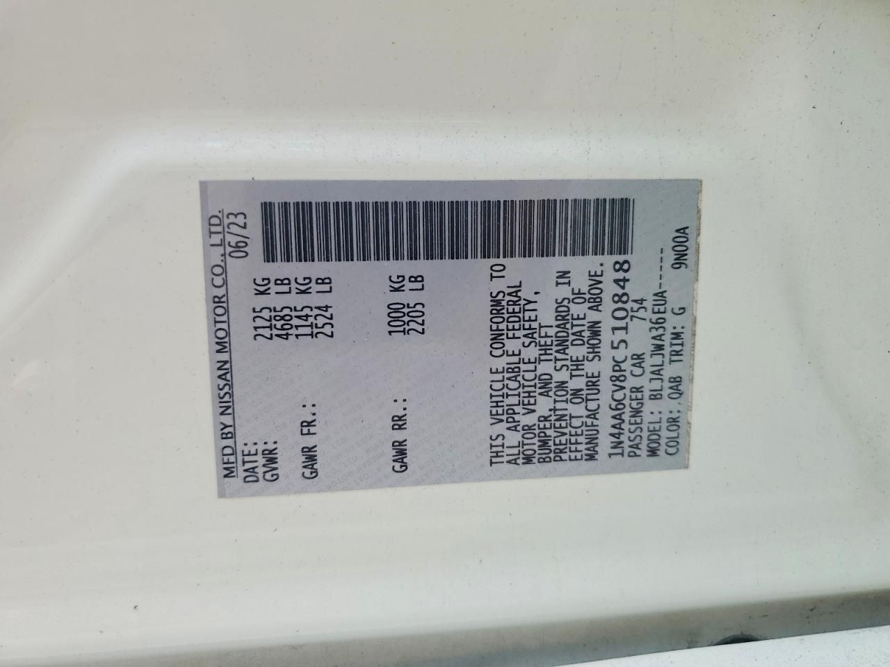 2023 Nissan Maxima 3.5 sv