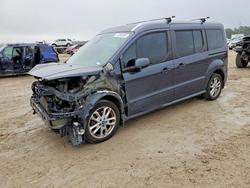 Salvage trucks for sale at Houston, TX auction: 2014 Ford Transit Connect Titanium