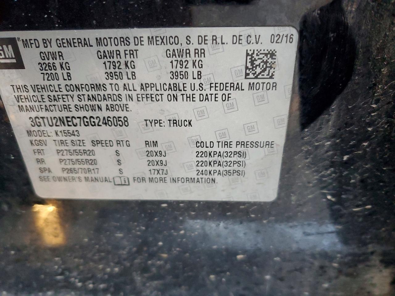 2016 GMC Sierra K1500 slt
