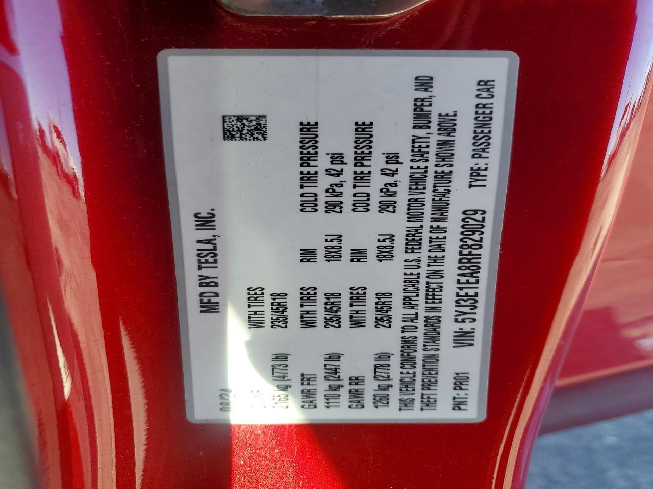 2024 Tesla Model 3