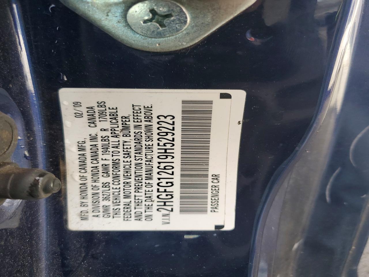 2009 Honda Civic lx