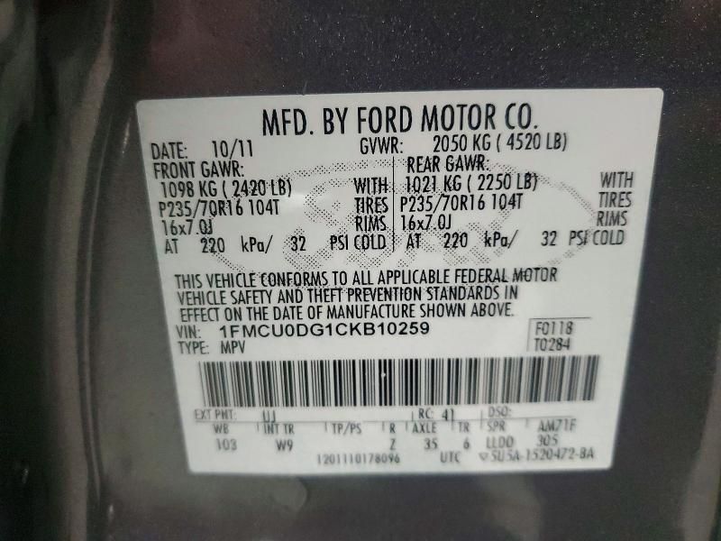 2012 Ford Escape xlt