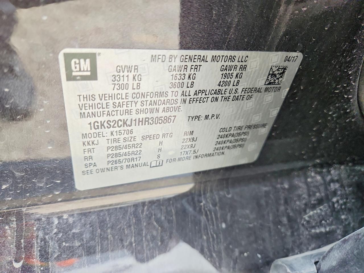 2017 GMC Yukon Denali