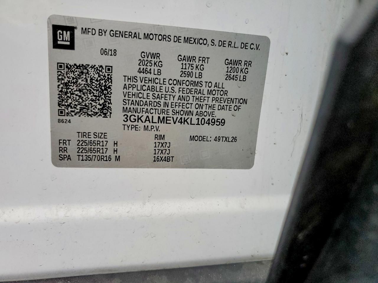 2019 GMC Terrain sle