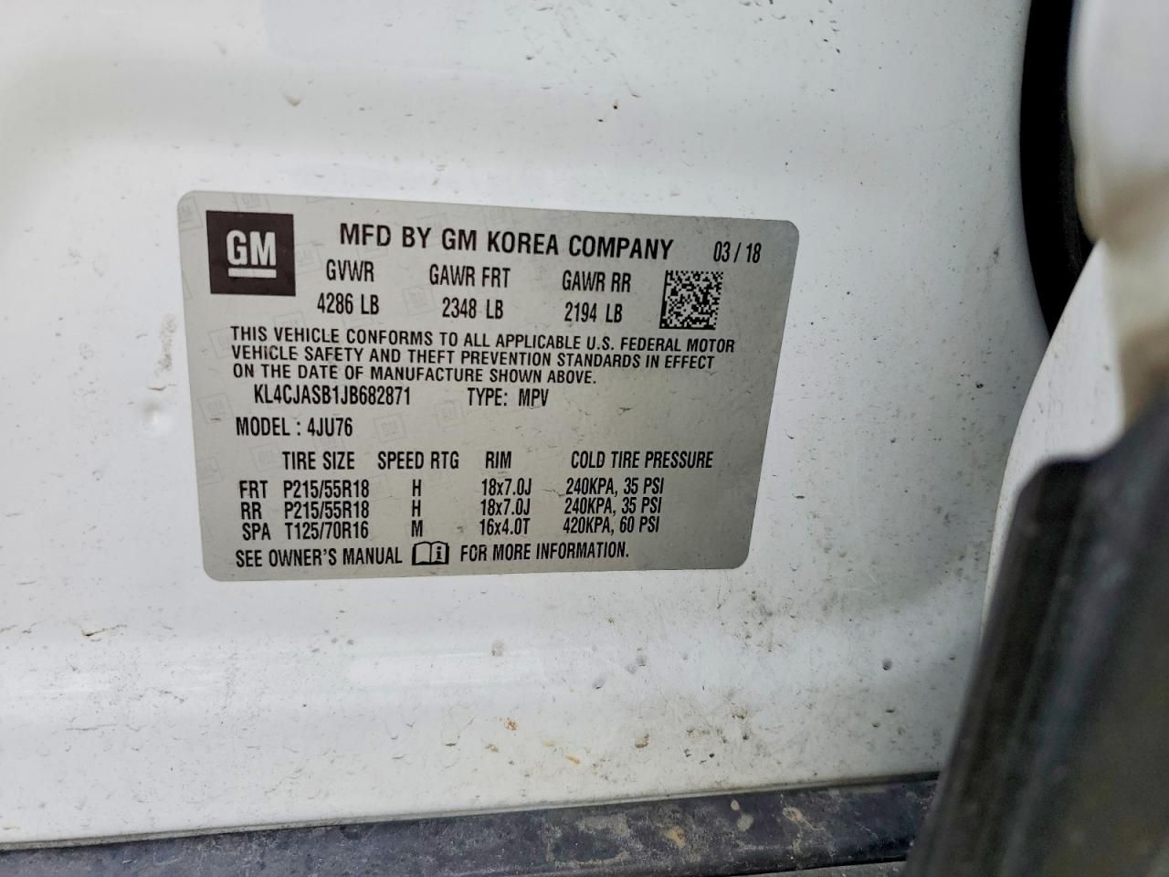 2018 Buick Encore Preferred