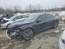 Salvage cars for sale from Copart Marlboro, NY: 2022 Audi A6 Premium Plus