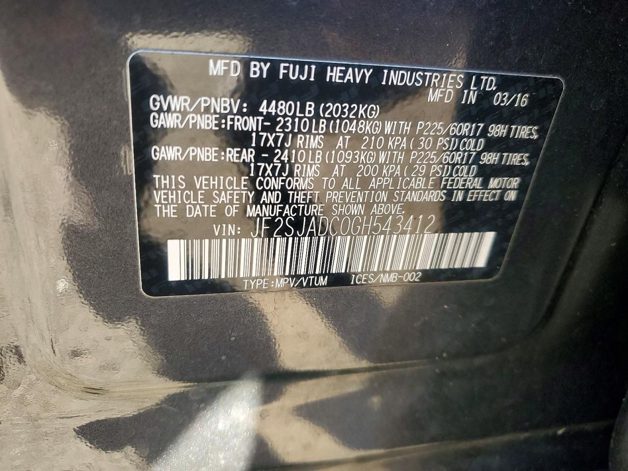 2016 Subaru Forester 2.5i Premium