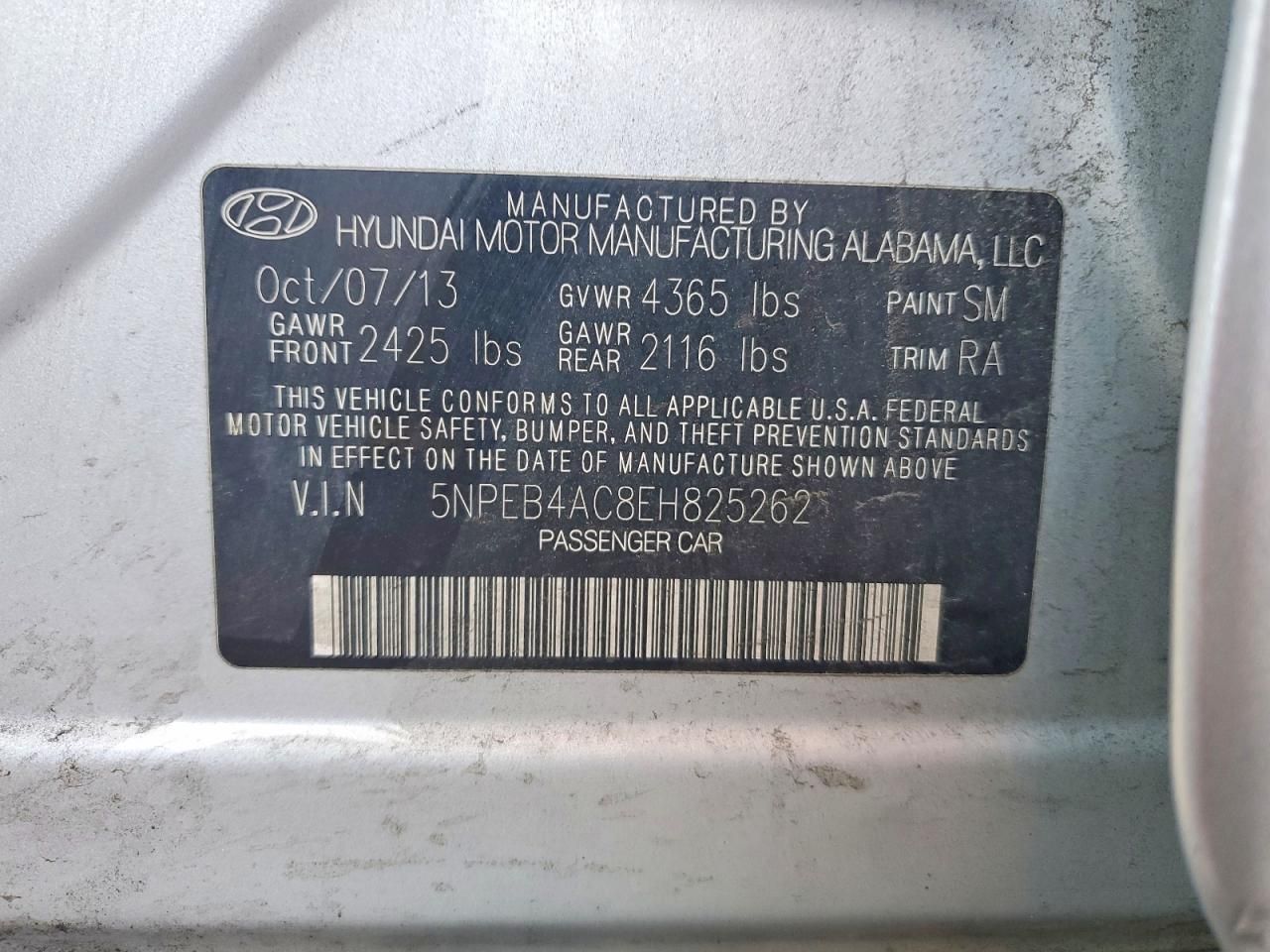 2014 Hyundai Sonata gls