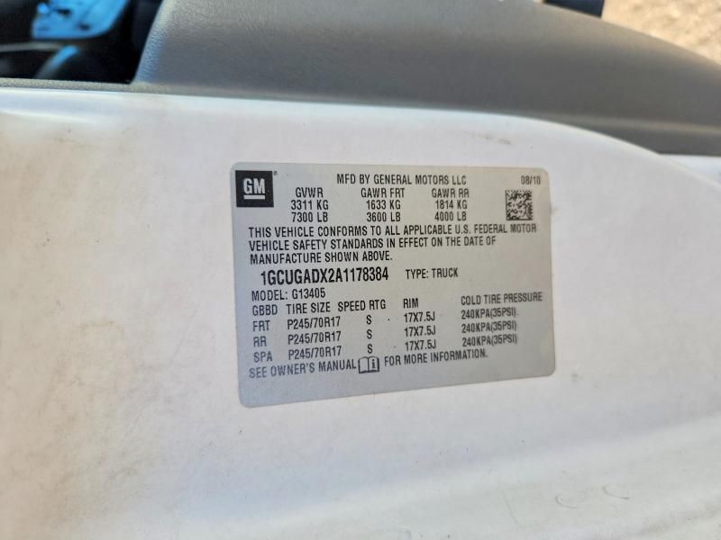 2010 Chevrolet Express G1500